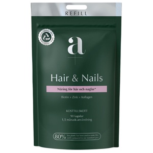 Hair & Nails 90 kapslar Refill produkt bild