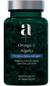A+ Omega-3 Algolja 60 mjuka kapslar produkt bild