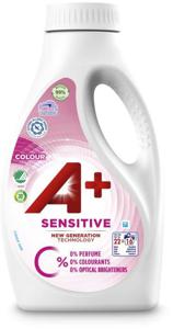 A+ Sensitive Colour Flytande Tvättmedel 880 ml produkt bild