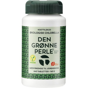 Chlorella - Den Grønne Perle Ø - 640 tabl. produktbillede