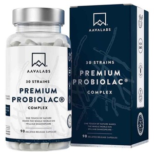 Aavalabs Premium Probiolac Komplex 30 Bakterienstämme, 90 St Kapseln Produktbild