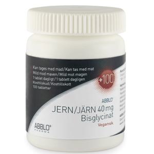 ABBLO Järn 40mg Bisglycinat 100 st produkt bild