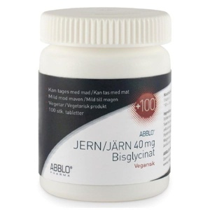 Abblo Jern 40 Mg Bisglycinat produktbillede