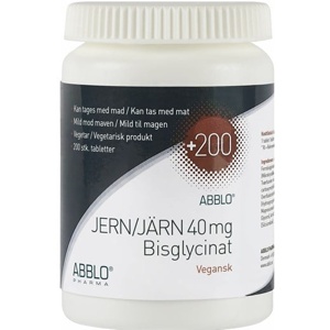 Abblo Jern 40 Mg Bisglycinat produktbillede