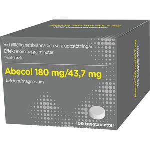 Abecol 180/43,7 mg 100 tuggtabletter produkt bild