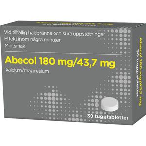 Abecol 180/43,7 mg 30 tuggtabletter produkt bild