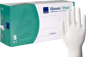 ABENA Classic Vinyl Transp Puderfri S 100-pack produkt bild