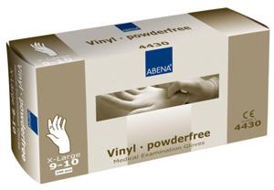 ABENA Classic Vinylhandskar Transparent XL 100 st produkt bild