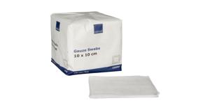 Abena Kompress Gasväv Vit 10 x 10 cm 100 st produkt bild