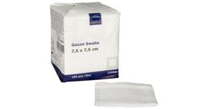 Abena Kompress Gasväv Vit 7,5 x 7,5 cm 100 st produkt bild