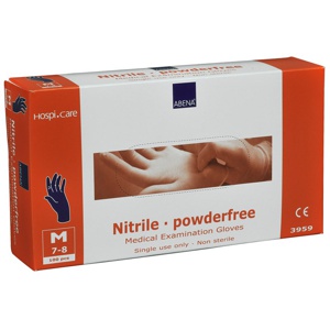 Abena Nitril Handsker M u. pudder 100 stk produktbillede