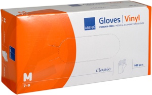 Abena Vinylhandsker Pudderfri 100 stk M produktbillede