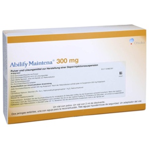 ABILIFY Maintena 300 mg P.+L.z.H.e.Depot-Inj-Susp. 1 St Pulver und Lösungsmittel zur Herstellung einer Depot-Injektionssuspension Produktbild