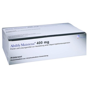 ABILIFY Maintena 400 mg P.+L.z.H.e.Depot-Inj-Susp. 1 St Pulver und Lösungsmittel zur Herstellung einer Depot-Injektionssuspension Produktbild