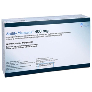 ABILIFY Maintena 400 mg P.+L.z.H.e.Depot-Inj-Susp. 1 St Pulver und Lösungsmittel zur Herstellung einer Depot-Injektionssuspension Produktbild