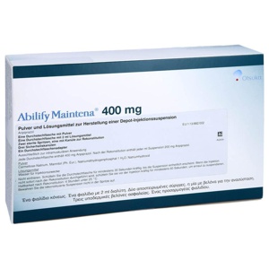 ABILIFY Maintena 400 mg P.+L.z.H.e.Depot-Inj-Susp. 1 St Pulver und Lösungsmittel zur Herstellung einer Depot-Injektionssuspension Produktbild