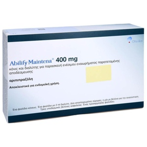 ABILIFY Maintena 400 mg P.+L.z.H.e.Depot-Inj-Susp. 1 St Pulver und Lösungsmittel zur Herstellung einer Depot-Injektionssuspension Produktbild
