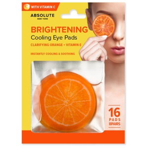 Absolute New York Brightening Eye Pad Orange 16pcs 16 pcs produktbilde