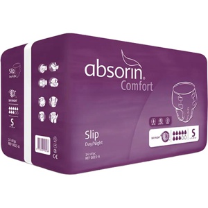 Absorin Comfort Slip day/night bleier str S 14 stk produktbilde