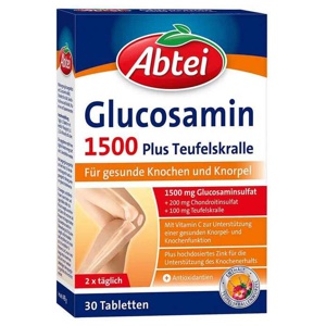 Abtei Glucosamin 1500 Tabletten TF, 30 St Tabletten Produktbild