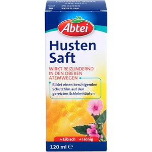 ABTEI Husten Saft Eibisch Honig 120 ml Sirup Produktbild