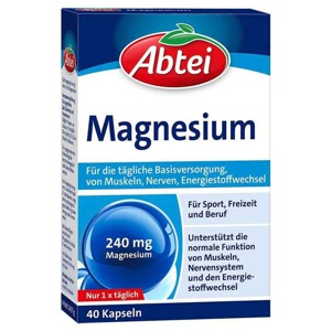Abtei Magnesium 240 mg 40 St Kapseln Produktbild