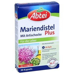 Abtei Mariendistel Plus 30 St Kapseln Produktbild
