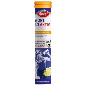 Abtei Sport Iso Aktiv Vitamine + Mineralstoffe 15 St Brausetabletten Produktbild