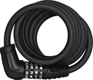 Abus spirallås 5510C/180/10 Combo svart produkt bild