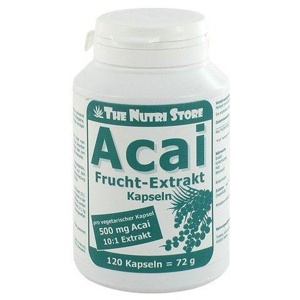 ACAI FRUCHT Extrakt 500 mg vegetarische Kapseln Produktbild