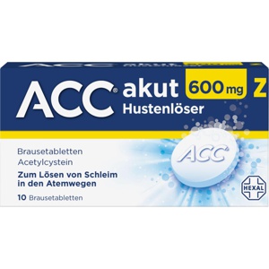 ACC akut 600 Z Hustenlöser Brausetabletten Produktbild