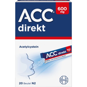 ACC direkt 600 mg Pulver zum Einnehmen im Beutel Produktbild