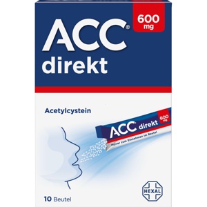 ACC direkt 600 mg Pulver zum Einnehmen im Beutel Produktbild