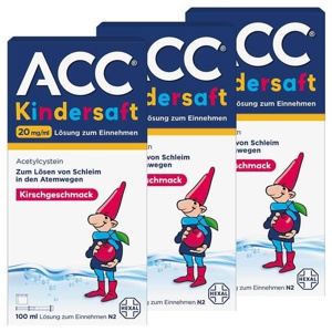 ACC Kindersaft, 3x100 ml Lösung zum Einnehmen Produktbild