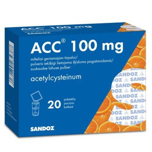 Acc suukaudse lahuse pulber 100mg n20 toote pilt