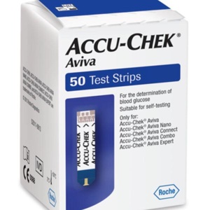 Accu-Chek Aviva Glucose Test Strips 50 Pack product image