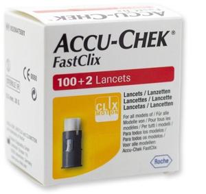 Accu-Chek Fastclix lancetter 102 st produkt bild