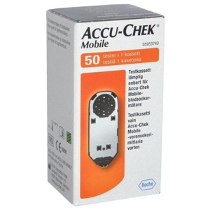 Accu-Chek Mobile testkassett 50 tester produkt bild
