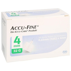 ACCU-FINE 4 mm 32 G 100 St Kanüle Produktbild