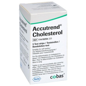 ACCUTREND Cholesterol Teststreifen Produktbild