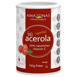 ACEROLA 100% Bio 30% nat.Vit.C ohne Zusätze Pulver Produktbild