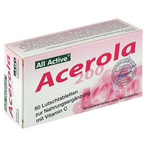 Acerola 200 All Active Lutschtabletten, 60 St Lutschtabletten Produktbild