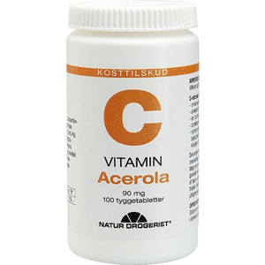 Acerola C-vitamin Tyggetabletter produktbillede