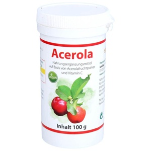 Acerola Pulver, 100 g Pulver Produktbild