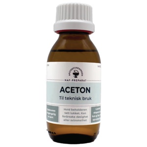 Aceton NAF 100 ml produktbilde