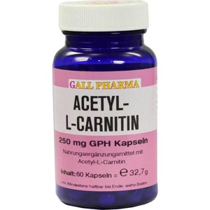 Acetyl-L-Carnitin 250 mg GHP Kapseln, 60 St Kapseln Produktbild