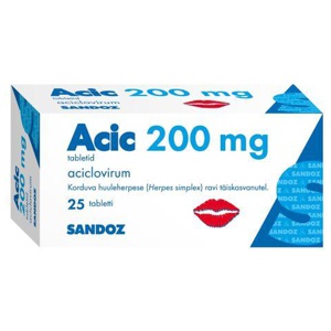 Acic tbl 200mg n25 toote pilt