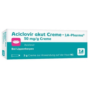 ACICLOVIR akut Creme-1A Pharma Produktbild