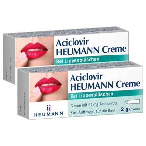 Aciclovir Heumann Creme, 2x2 g Creme Produktbild
