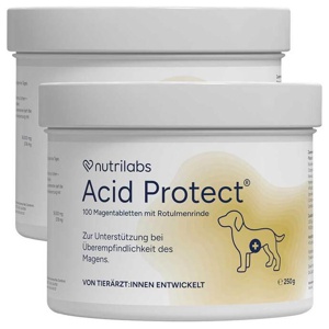 Acid Protect Kautabletten für Hunde, 2x100 St Kautabletten Produktbild
